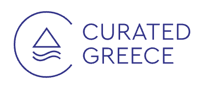 Curated Greece logo.